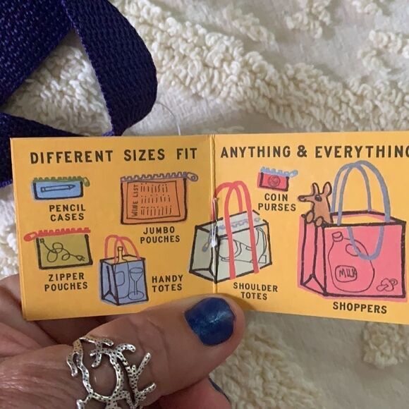 Blue Q Shopper Plastic Tote  Bag - I Love This Town Home Pride Recycled - Picture 15 of 16